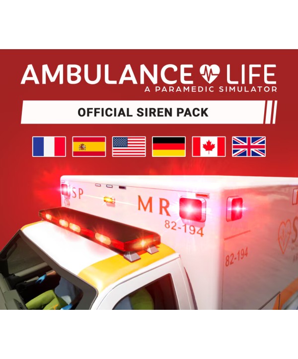 Ambulance Life: A Paramedic Simulator - Official Siren Pack DLC Steam Key GLOBAL